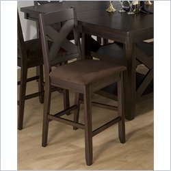 Jofran 453 Series Counter Height Dining Chair in Espresso