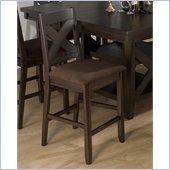 Jofran 453 Series Counter Height Dining Chair in Espresso (Set of 2)