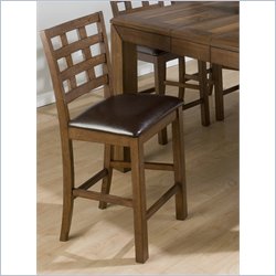 Jofran 737 Series Giga Counter Height Stool in Walnut