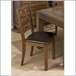 ADD TO YOUR SET: Jofran 737 Series Giga Faux Leather Side Chair in Walnut (Set of 2)