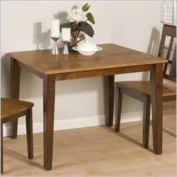 Jofran 875 Series Casual Dining Table in Kura Espresso and Canyon Gold