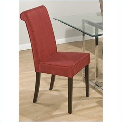 Jofran 888 Series Rollback Fabric Side Chair in Rouge