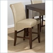 Jofran 888 Series Sandstone Leather Counter Height Stool (Set of 2)