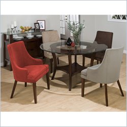 Jofran 888 Series 5 Piece Round Casual Dining Table Set in Cherry