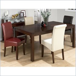 Jofran 888 Series 7 Piece Casual Dining Table Set in Carlsbad Cherry