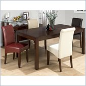 Jofran 888 Series 7 Piece Casual Dining Table Set in Carlsbad Cherry