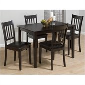 Jofran 891 Series 5 Piece Casual Dining Table Set in Merlot Finish