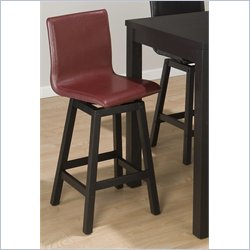 Jofran 960 Series Bain Red Leather Counter Height Stool