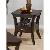 Jofran 328 Series End Table in Joes Espresso Finish