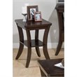 ADD TO YOUR SET: Jofran 328 Series Chairside Table in Joes Espresso Finish