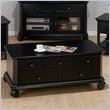 ADD TO YOUR SET: Jofran Billings Rectangle Cocktail Table with Casters in Black