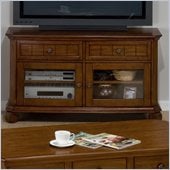 Jofran Killarny TV Stand with Tempered Glass in Cherry