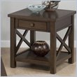 ADD TO YOUR SET: Jofran Xavier End Table in Birch