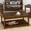 ADD TO YOUR SET: Jofran Baroque Cocktail Table with Mosaic Tile Inlay in Brown