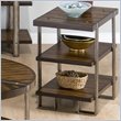 ADD TO YOUR SET: Jofran Malden Chairside Table in Brown