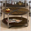 ADD TO YOUR SET: Jofran Malden Round Cocktail Table in Brown