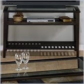 Jofran Sherman Sofa/Media Unit with Tempered Glass in Stone