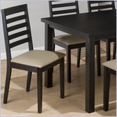Jofran 596 Series Stone Faux Leather Dining Side Chair (Set of 2)