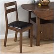 ADD TO YOUR SET: Jofran 743 Series Slat Back Faux Leather Dining Side Chair (Set of 2)