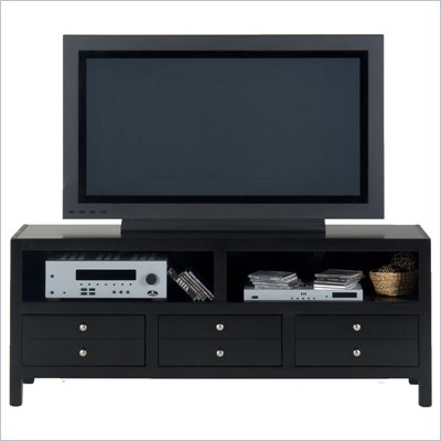 Jofran 041 Series TV Stand in Alto Black Cherry Finish