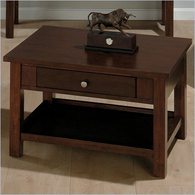 Jofran 251 Series Rectangular Wood Lift-Top Cocktail Table in Milton Cherry