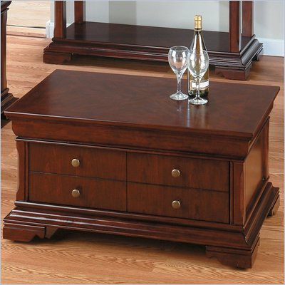 Jofran 299 Series Miniature Rectangular Cocktail Table in Regal Cherry