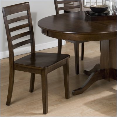 Jofran 342 Series Slat Ladderack Wood Dining Side Chair (Set of 2)