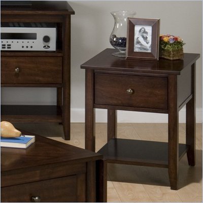 Jofran 354 Series End Table in Newport Cherry