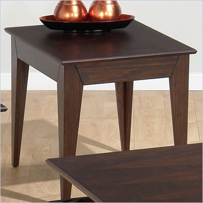 Jofran 401 Series Wood End Table in Albion Oak