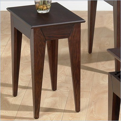 Jofran 401 Series Wood Chairside Table in Albion Oak