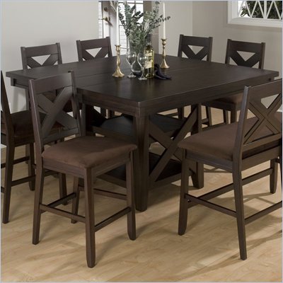 Jofran 453 Series Counter Height Dining Table in Espresso