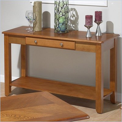 Jofran 480 Series Wood Sofa Table in Oak