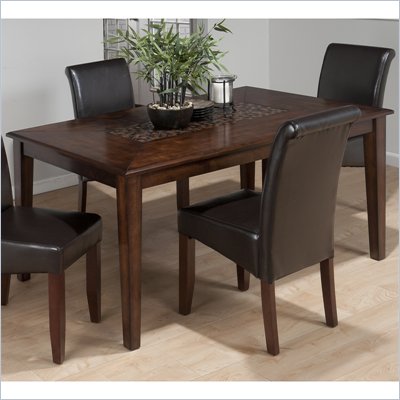 Jofran 697 Series Rectangular Dining Table in Baroque Brown Finish