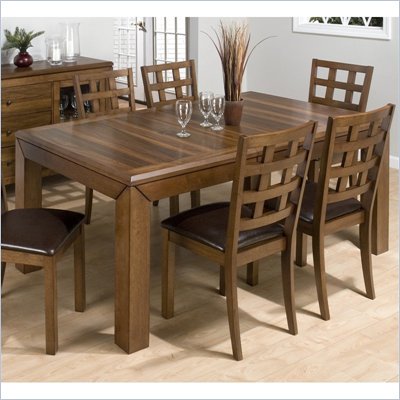 Jofran 737 Series Rectangular Casual Dining Table in Walnut Finish