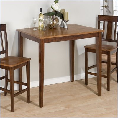 Jofran 3 Piece Dining Set in Kura Espresso & Canyon Gold