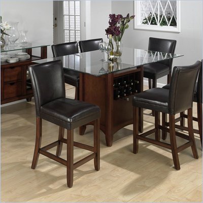 Jofran 5 Piece Dining Set in Carlsbad Cherry