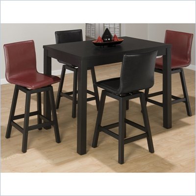 Counter Height Dining Sets on Series 3 Piece Counter Height Dining Table Set In Black   960 30 3pkg