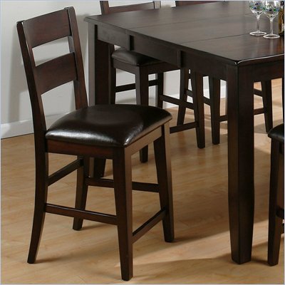 Jofran Counter Height 1 Rung LadderBack Stool (Set of 2)