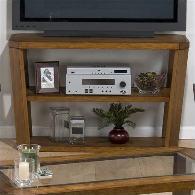 Jofran Ernie Sofa Table/TV Stand with Wood Top in Elm