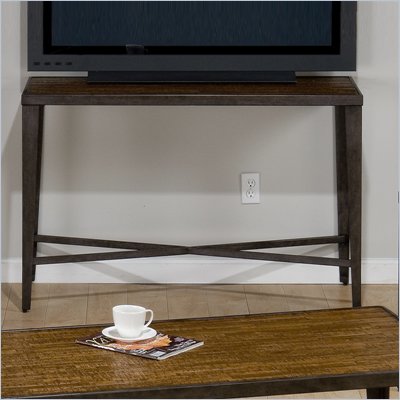 Jofran Glenna Media Unit in Elm and Black