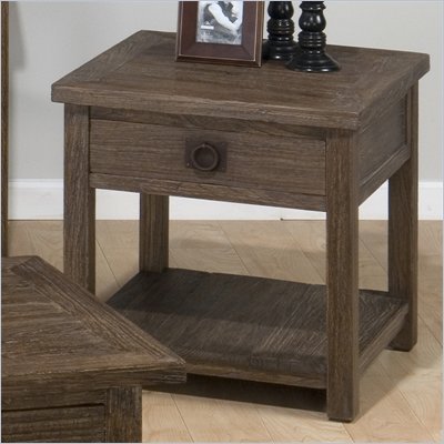 Jofran Sylvan Square End Table in Elm