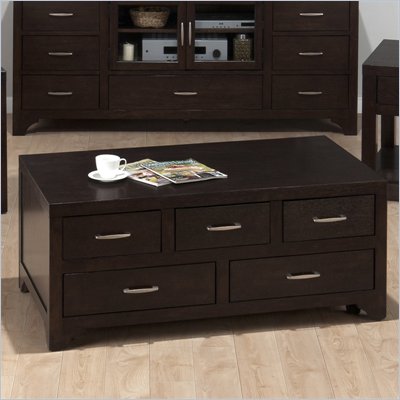 Jofran Vienna Rectangle Cocktail Table in Espresso