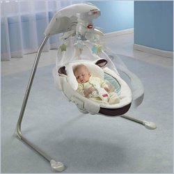 Fisher Price Papasan My Little Lamb Cradle Swing