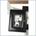 Zodax Modern Chic Faux Patent Leather Picture Frame in Black