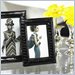 Zodax Modern Chic Faux Patent Leather 4 x 6 Photo Frame