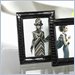 Zodax Modern Chic Faux Patent Leather 5 x 7 Photo Frame
