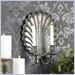 Zodax Fan Shell Design Antique Pewter Wall Sconce