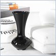 Zodax Modern Chic Luxury Flared Black Vase