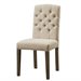 Abbyson Living Princeton Fabric Dining Chair in Beige