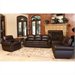 Abbyson Living Gailmarie 3 Piece Leather Sofa Set in Brown